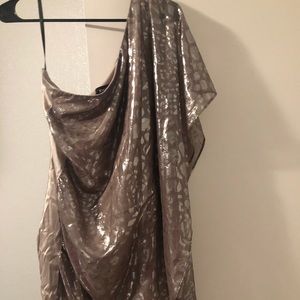 Bebe size small one shoulder lush feel mini dress